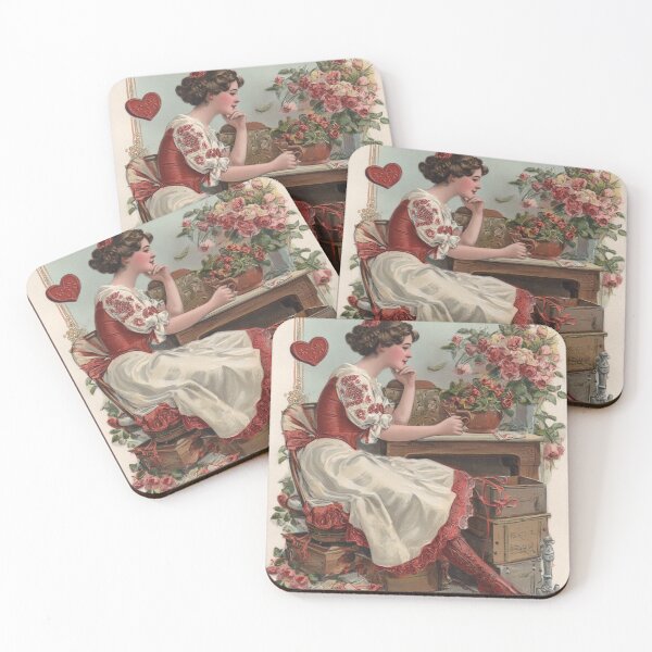 Item preview, Tarjeta victoriana del día de San Valentín designed and sold by MendaciousMina.