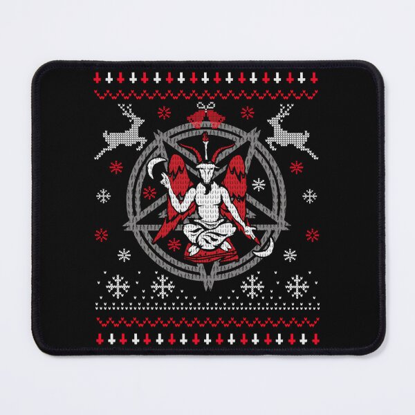 Item preview, Baphomet Pentagram Gothic Christmas Sweater designed and sold by zmsewvmxc70.