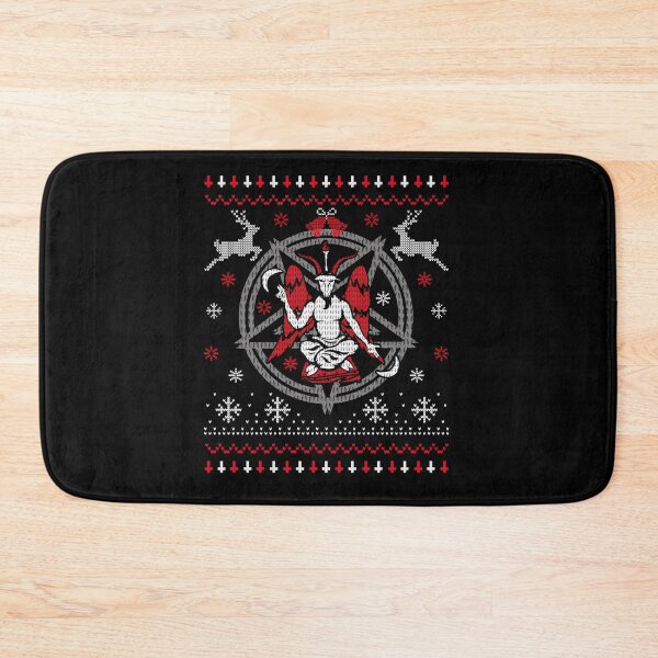 Item preview, Baphomet Pentagram Gothic Christmas Sweater designed and sold by zmsewvmxc70.