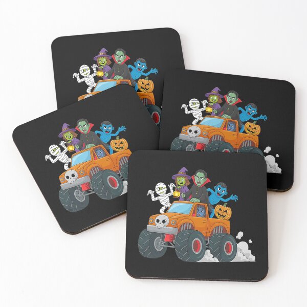 Item preview, Halloween Skeleton Zombie Monster Truck Vampire Boys designed and sold by HaiharryCartoon.
