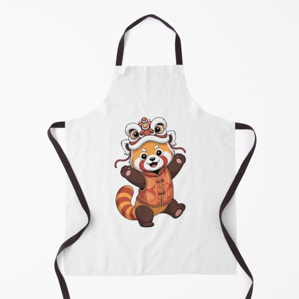 Item preview, Chinese New Year Red Panda Lion Dance Lunar New Year designed and sold by FaithAbbott.