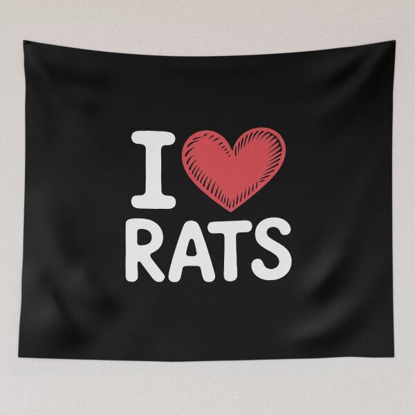 Item preview, I Love Rats,I Heart Rats designed and sold by KristieRamsey.