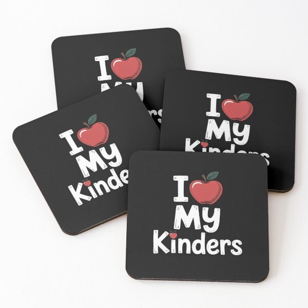 Item preview, I Love My Kinders Cute Kindergarten Teacher Apple designed and sold by KristieRamsey.