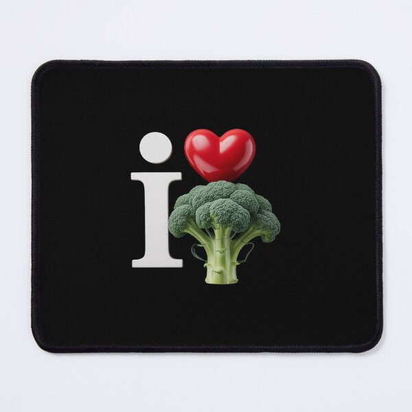 Item preview, I Love Broccoli I Heart Vegetables Organic Vegan Liffe designed and sold by traceydowns.