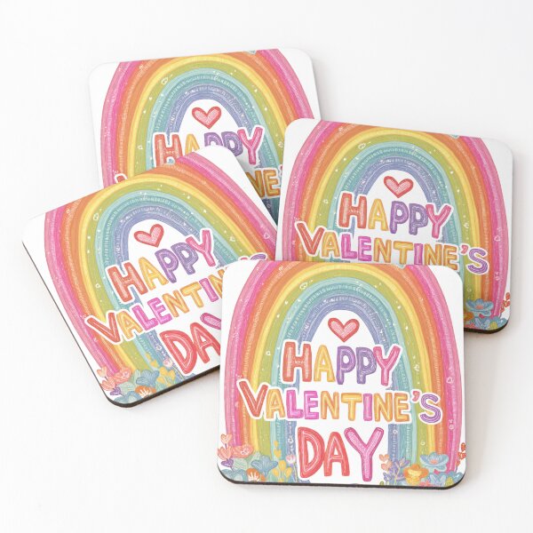 Item preview, Tarjeta de San Valentín con arcoíris designed and sold by MendaciousMina.