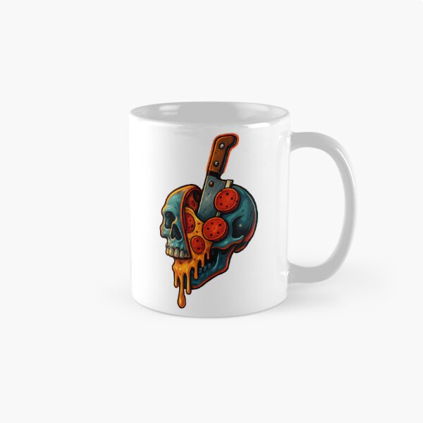 Item preview, Death Slice – Pizza Skull Cleaver Street Art Design designed and sold by LowBatteryHQ.