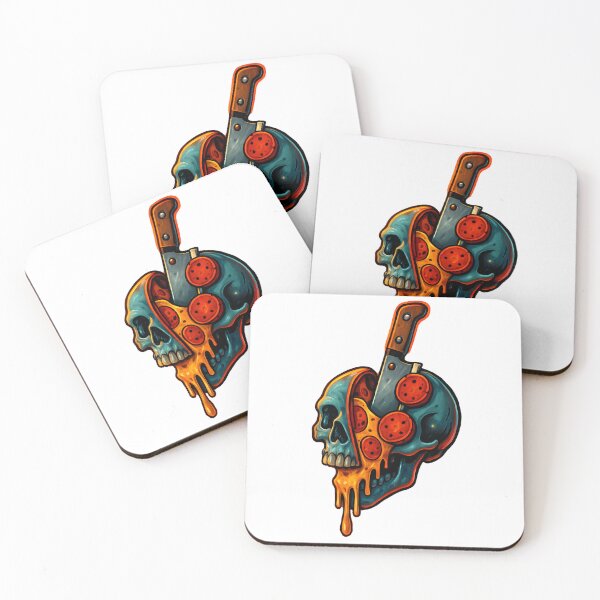Item preview, Death Slice – Pizza Skull Cleaver Street Art Design designed and sold by LowBatteryHQ.
