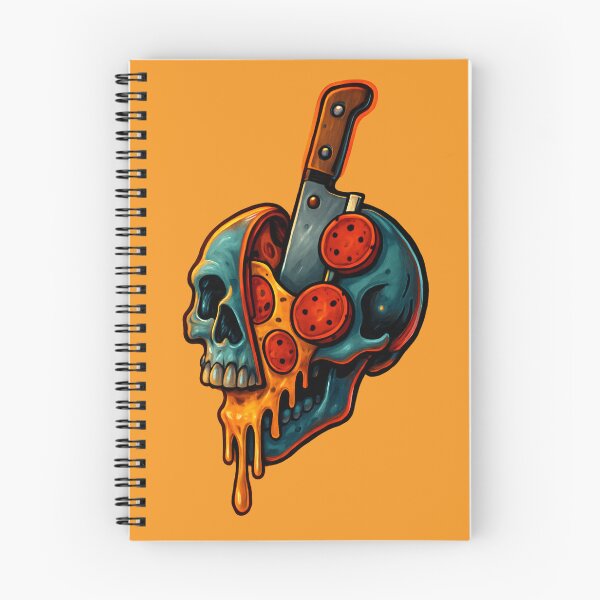 Item preview, Death Slice – Pizza Skull Cleaver Street Art Design designed and sold by LowBatteryHQ.