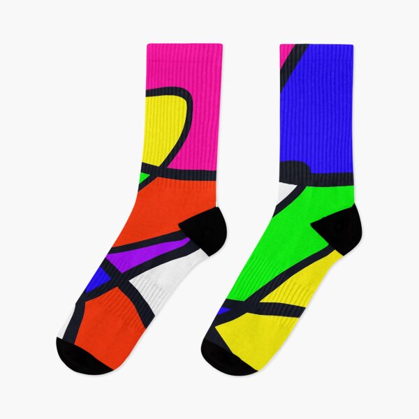 Item preview, Chromatic Collision: Bold Geometric Abstract designed and sold by Cosmic Cats Studio.