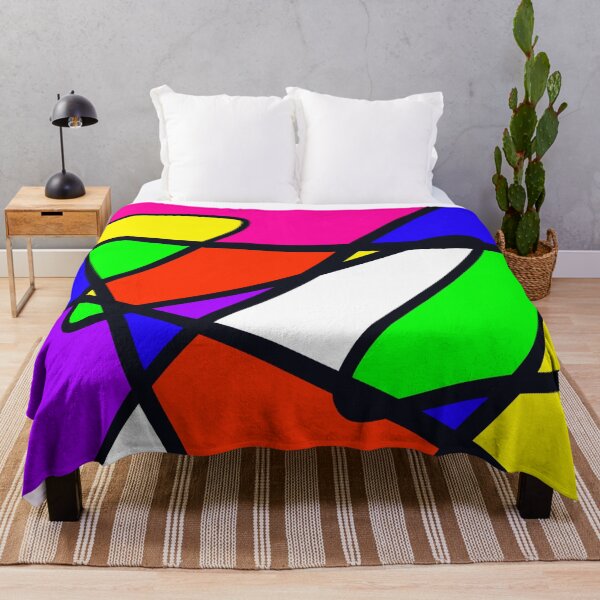 Item preview, Chromatic Collision: Bold Geometric Abstract designed and sold by Cosmic Cats Studio.