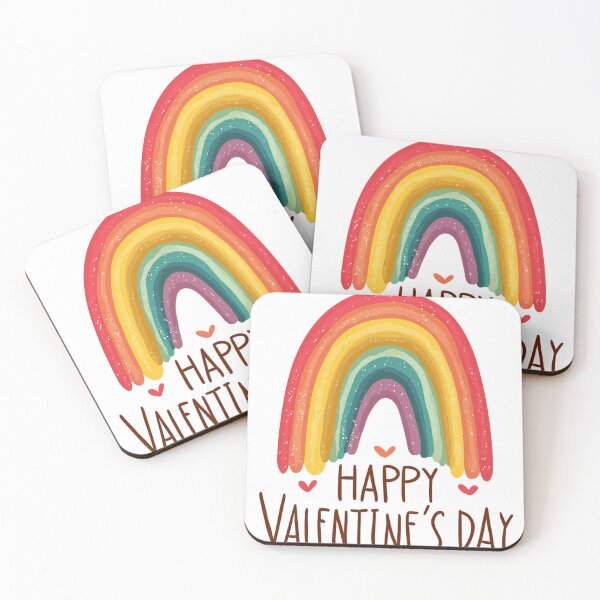 Item preview, Tarjeta de San Valentín con arcoíris designed and sold by MendaciousMina.