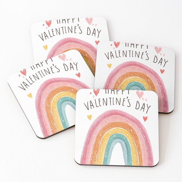 Item preview, Tarjeta de San Valentín con arcoíris designed and sold by MendaciousMina.