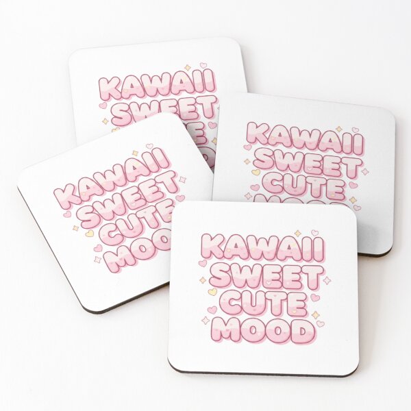 Item preview, Kawaii Sweet Cute Mood Typography designed and sold by Saurabh86.