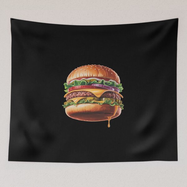 Item preview, Hamburger Cheese BBQ Lovers designed and sold by traceydowns.