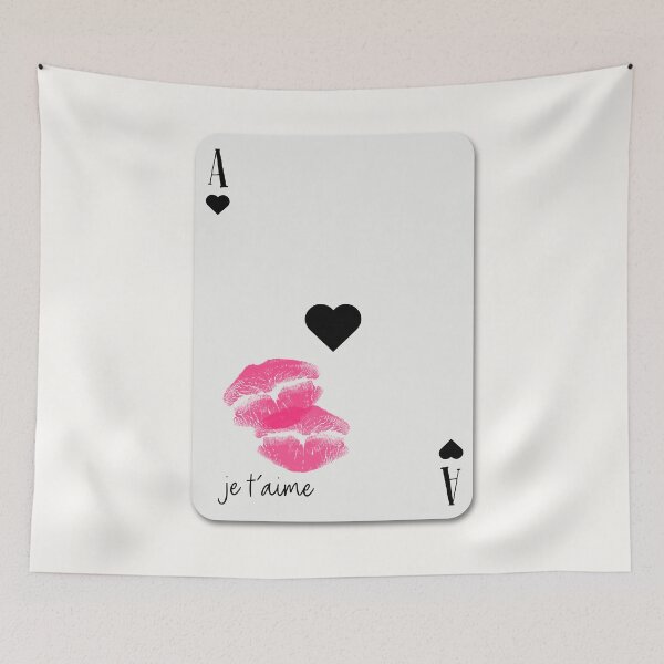 Item preview, Ace of Hearts Playing Card designed and sold by SaltedBeachPaperie.