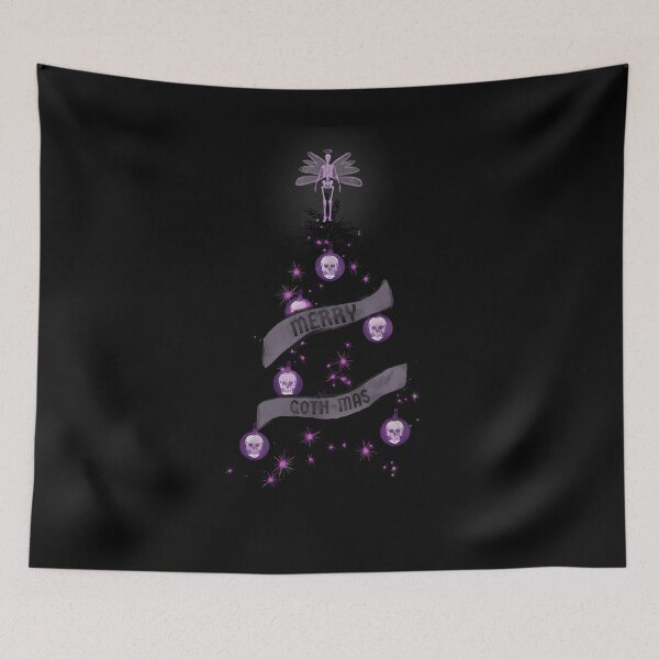 Item preview, Merry Gothic Christmas Tree designed and sold by hybmcvdtj77.