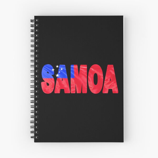 Item preview, SAMOA - Flag Flying in Wind cut to Letters Souvenir Sticker Shirt designed and sold by Adam Gormley.
