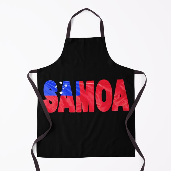 Item preview, SAMOA - Flag Flying in Wind cut to Letters Souvenir Sticker Shirt designed and sold by Adam Gormley.