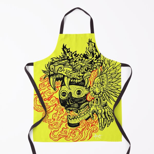 Item preview, Tezcatlipoca red smoke skull manga designed and sold by UrielCalavera.
