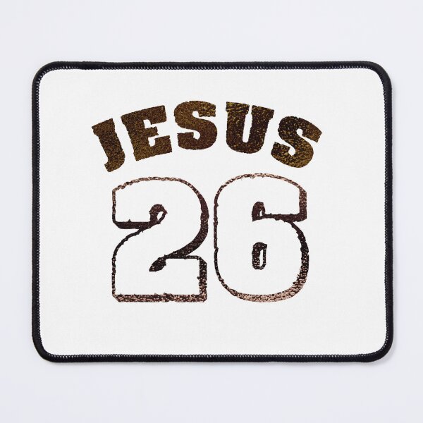 Item preview, Jesus 26 Christian Varsity Jersey – Retro Faith Sports Design designed and sold by Blessed Be Your Name.
