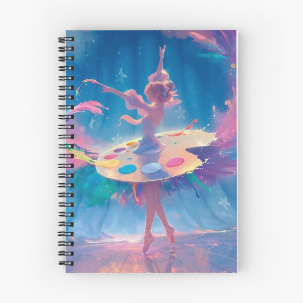 Item preview, Colorful Ballerina Dancing With Paint designed and sold by Silrom.