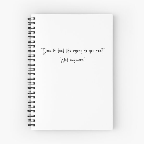 Item preview, Does it feel like agony for you too? Not anymore. - Heated Rivalry quote, Ilya Rozanov, Shane Hollander, Hollanov designed and sold by RosefinchArt.