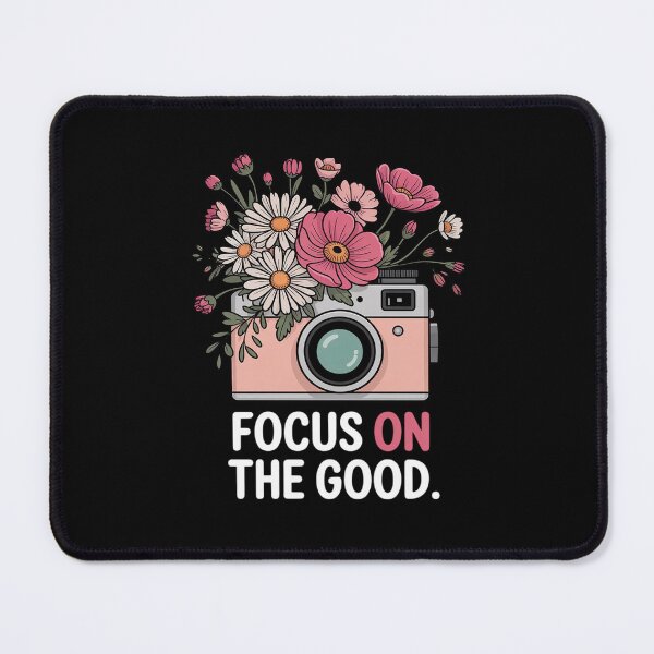 Item preview, Focus On The Good Wildflower Camera Happy Thoughts designed and sold by traceydowns.