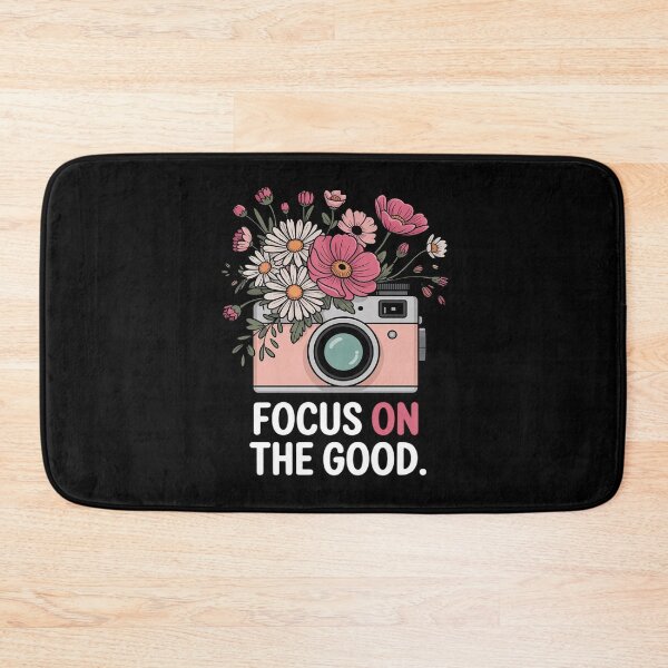 Item preview, Focus On The Good Wildflower Camera Happy Thoughts designed and sold by traceydowns.