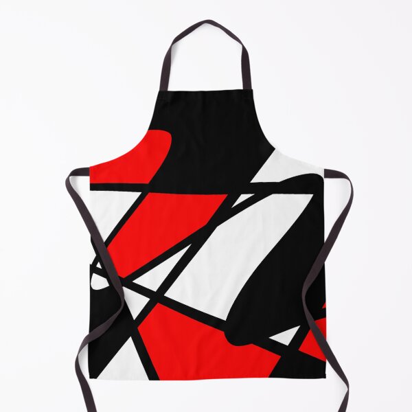Item preview, Power Play: Red and Black Geometric Statement designed and sold by Cosmic Cats Studio.
