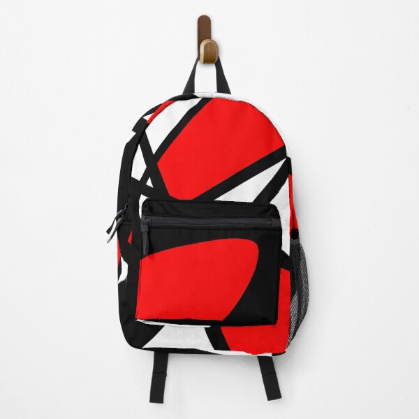 Item preview, Power Play: Red and Black Geometric Statement designed and sold by Cosmic Cats Studio.