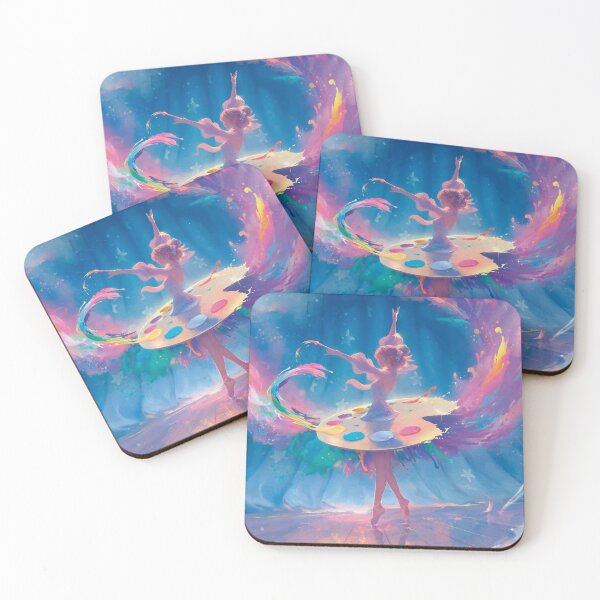 Item preview, Artistic Dancer Surrounded by Flowing Colors designed and sold by Silrom.