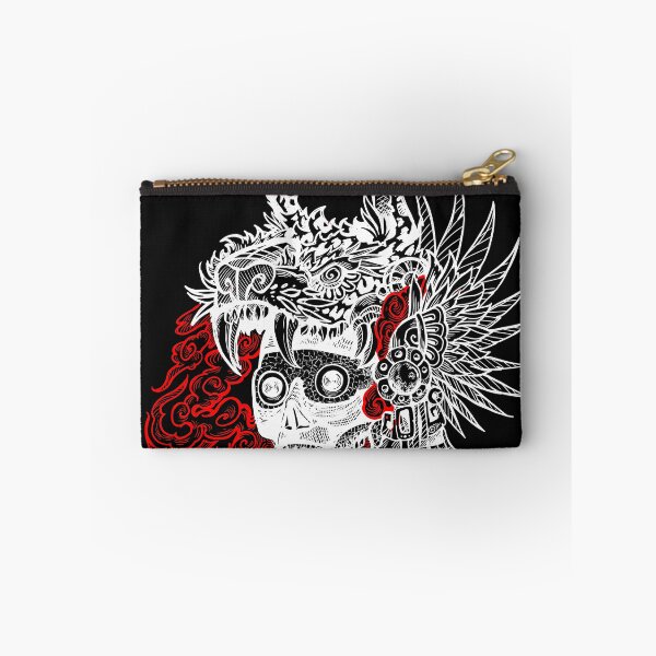 Item preview, Tezcatlipoca red smoke skull white designed and sold by UrielCalavera.