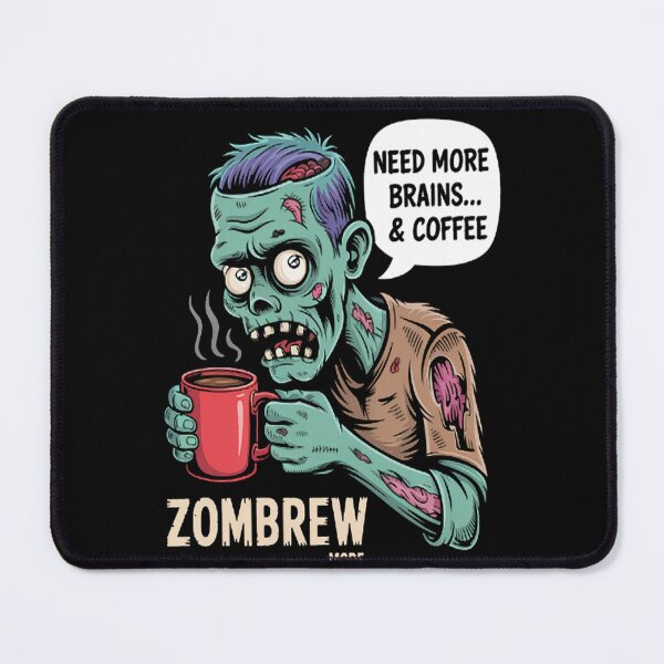 Item preview, Zombie Coffee Addict Zombrew Mode Undead Morning Humor designed and sold by HaiharryCartoon.