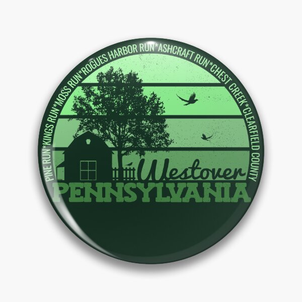 Item preview, Westover Pennsylvania Sunset Retro Vintage Local Pride Logo designed and sold by CRHPOD20.
