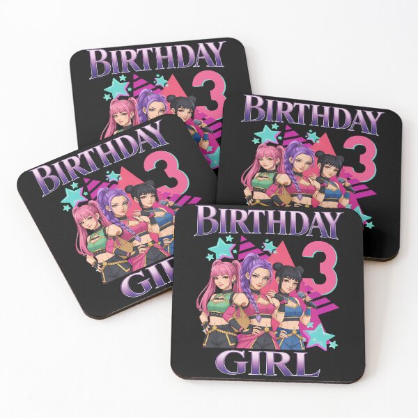 Item preview, Kpop Demon Hunter 3rd Birthday Girl – Dark Anime Girl Squad Design designed and sold by VincentMoore96.