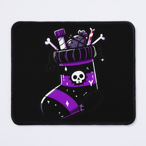 Item preview, Spooky Holiday Stocking Purple Goth designed and sold by hybmcvdtj77.