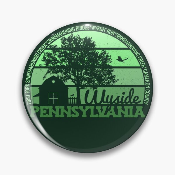 Item preview, Wyside Pennsylvania Sunset Retro Vintage Local Pride Logo designed and sold by CRHPOD20.