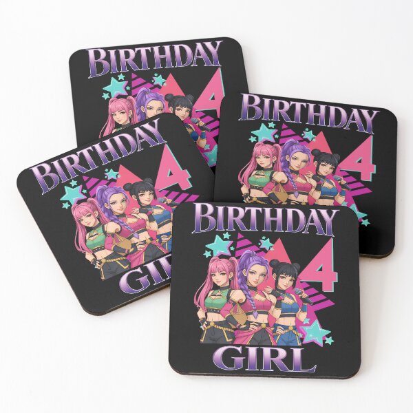 Item preview, Kpop Demon Hunter 4th Birthday Girl – Dark Anime Girl Squad Design designed and sold by VincentMoore96.