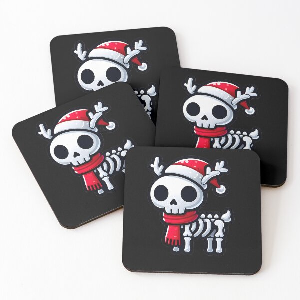 Item preview, Cute Skeleton Reindeer Spooky Christmas designed and sold by hybmcvdtj77.