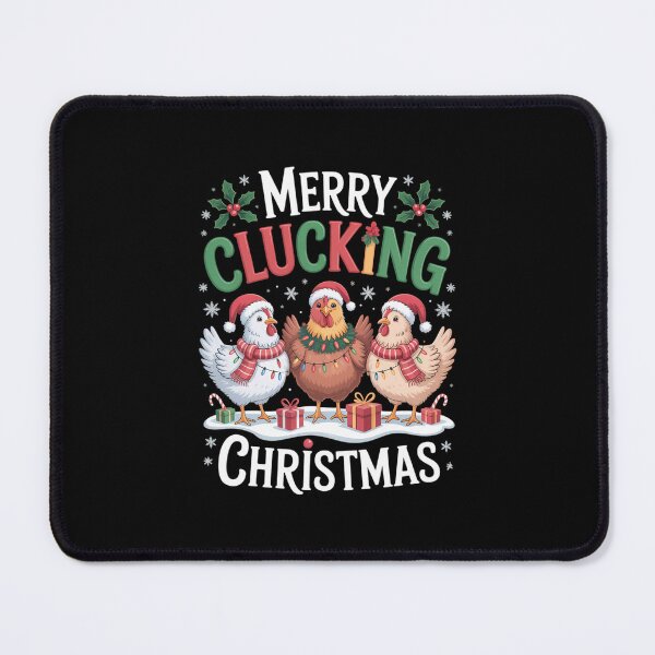 Item preview, Chicken Christmas Santa Hat Merry Chickmas Xmas Farm Animal designed and sold by FaithAbbott.