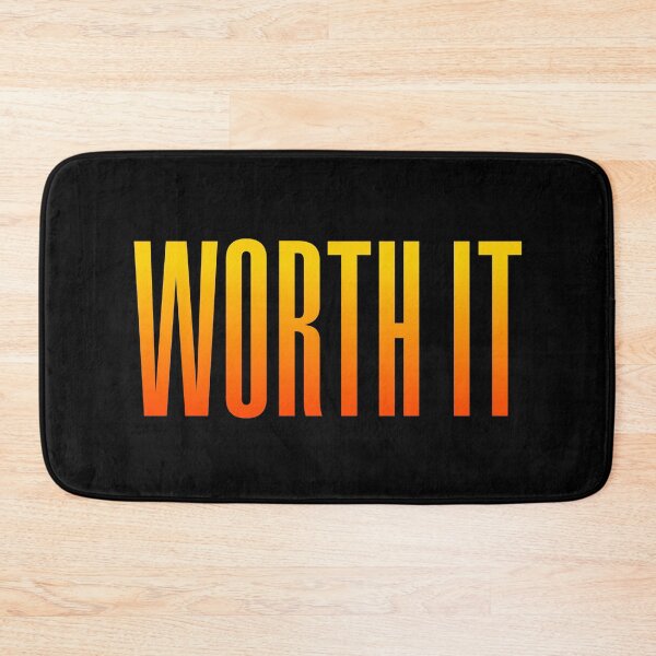 Item preview, Worth it, Orange Condensed  designed and sold by Memes N Lore .