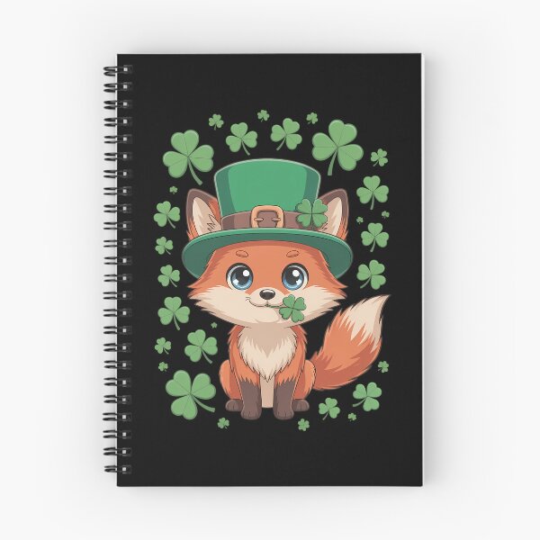 Item preview, Cute Fox Shamrocks Saint Patrick's Day designed and sold by FaithAbbott.