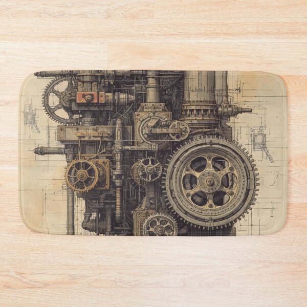 Item preview, Machine Blueprints A designed and sold by AbstractAnom.