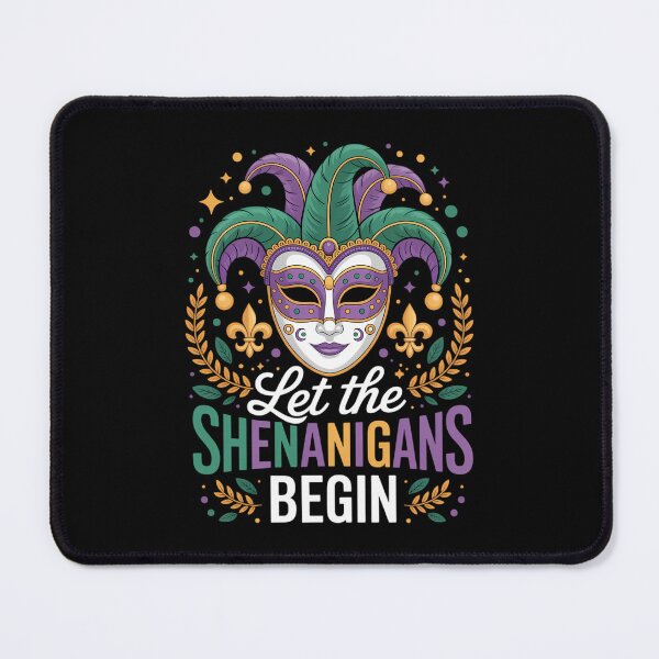 Item preview, Let The Shenanigans Begin Mask Beads Mardi Gras designed and sold by IdunayaStore.
