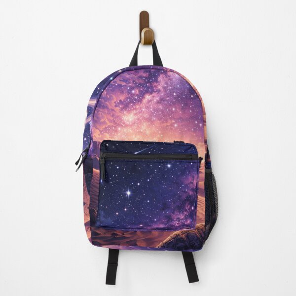 Item preview, Cosmic Desert Night – Surreal Space Camel Fantasy Art designed and sold by NomadUSArt.