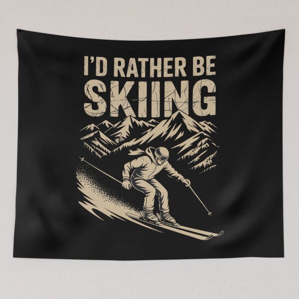 Item preview, I'd Rather BE Skiing - Skiing Mountain designed and sold by JonathalIngham.