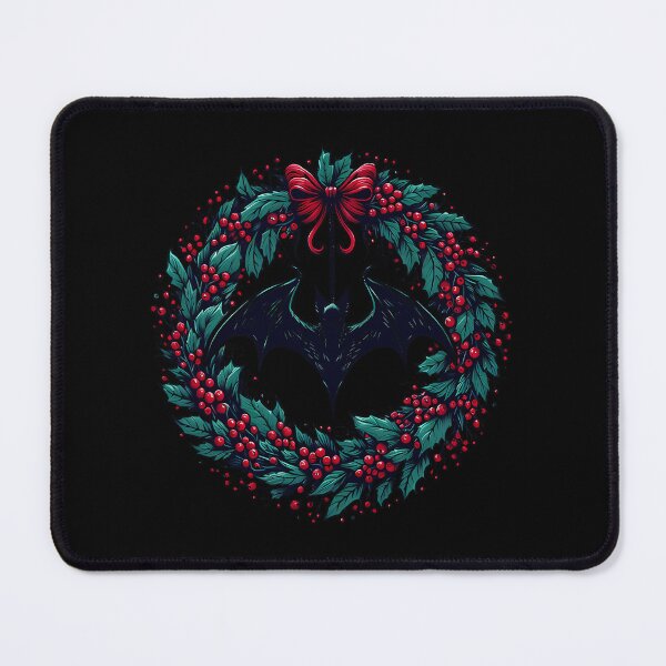 Item preview, Bat Christmas Wreath Gothic Holiday designed and sold by hybmcvdtj77.