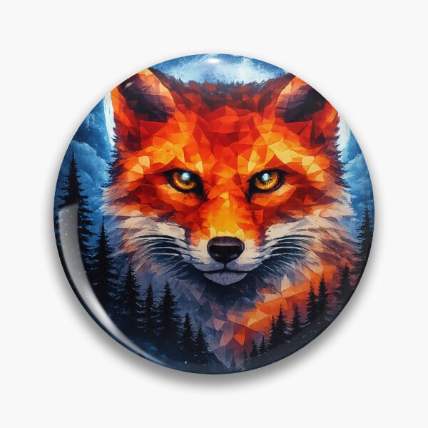 Item preview, Geometric Night Fox designed and sold by It's Heritage Hoss.