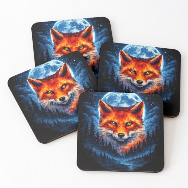 Item preview, Geometric Night Fox designed and sold by It's Heritage Hoss.