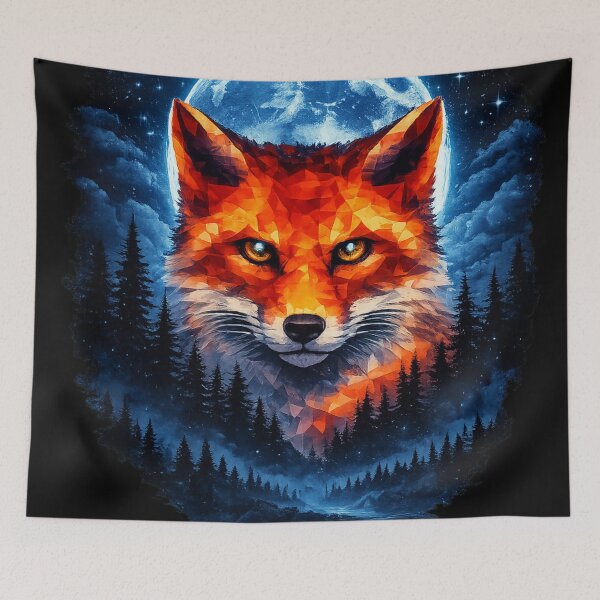 Item preview, Geometric Night Fox designed and sold by It's Heritage Hoss.